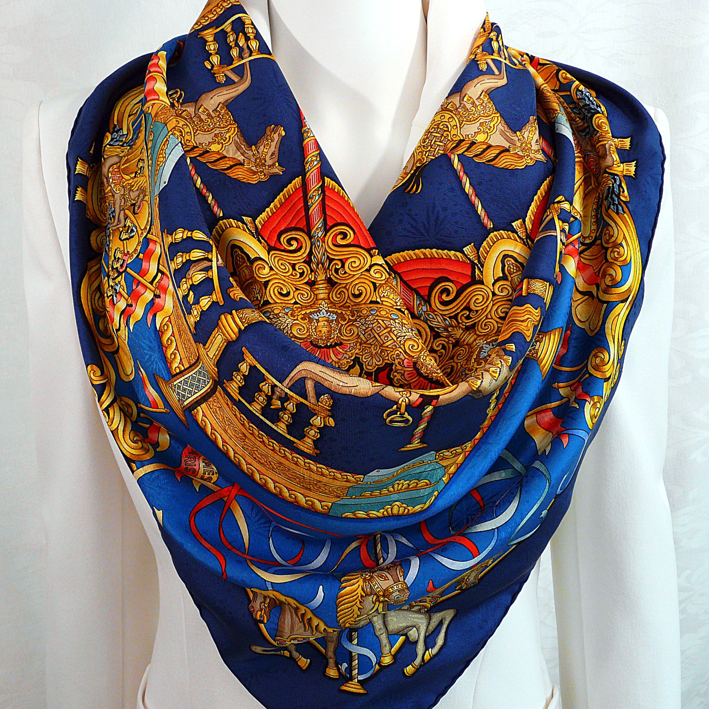 hermes paris silk scarf