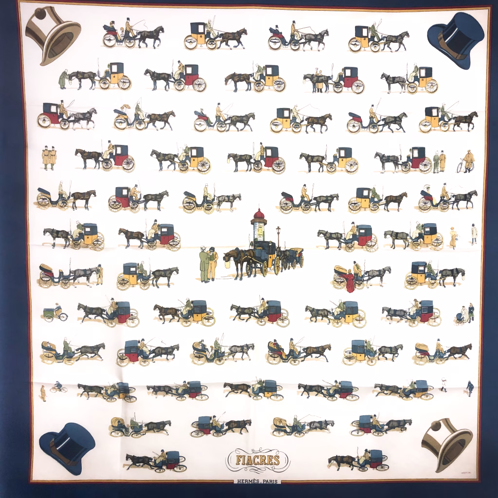 Fiacres Hermès Carré by Philippe Ledoux (1965)